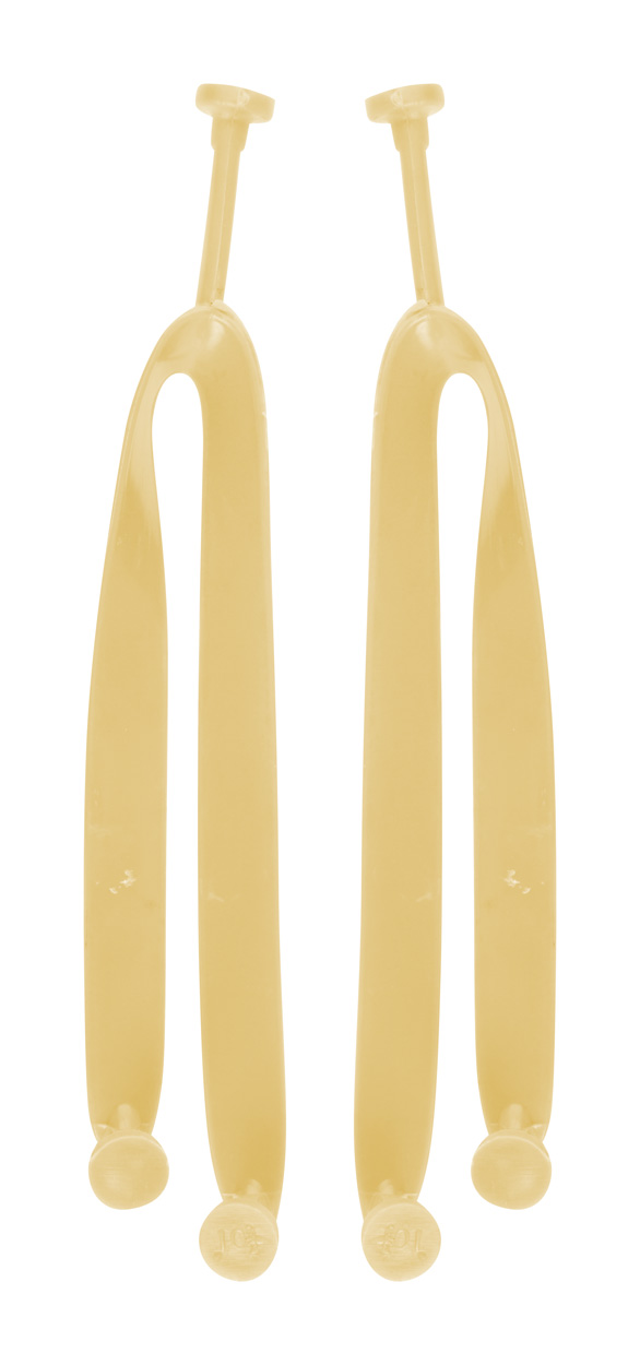 Zehensandalen CreaSlip gelb PVC - 36-38