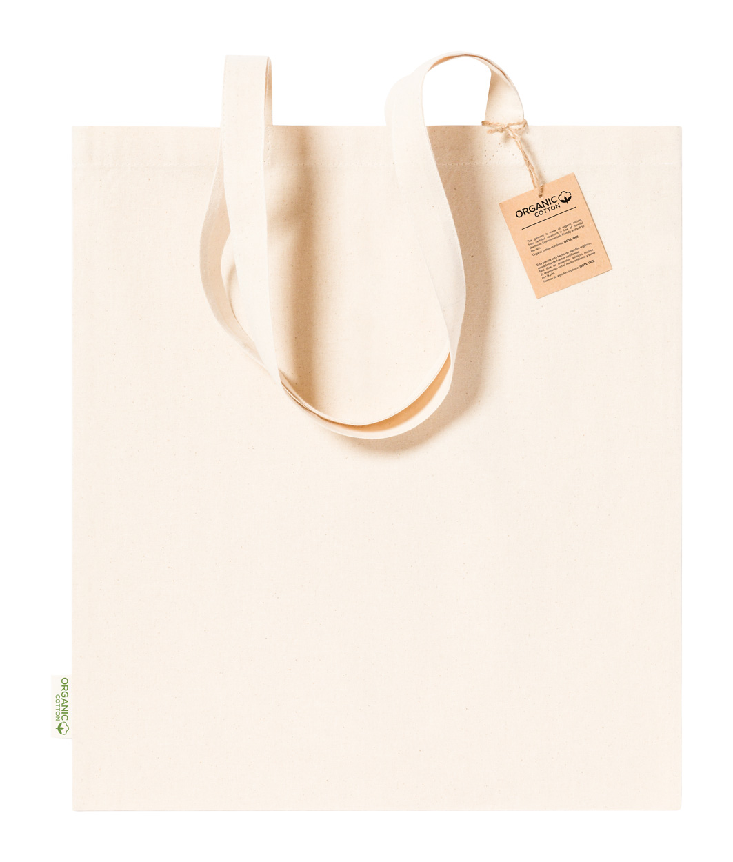 Baumwoll-Einkaufstasche Fizzy beige Organische Baumwolle (180 g/m²)